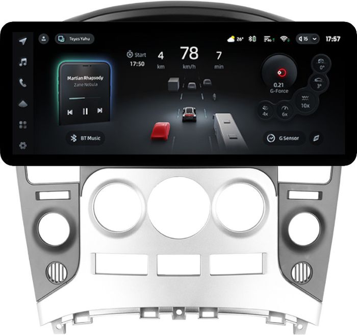 Магнитола для Hyundai H1 / Starex 2007-2015 (кондиционер, рамка большая) - Teyes CC4PRO монитор 12.3" 2K QLED + рамка 9, Android 13, Быстрейшая, Snapdragon 778G, ИИ, CarPlay, DSP, 4G SIM-слот