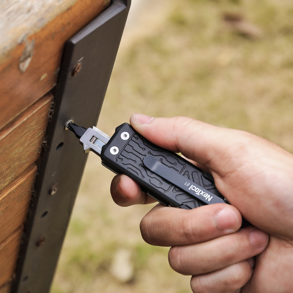 Мультитул Nextool Pocket Tool E1, 10 функций, черный (NE20287A)