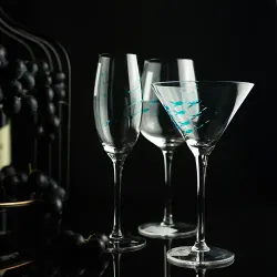 Рюмка коктейльная 280 мл Мартини "Abyss" декор d 11,5 см h18,5 см P.L. - BarWare [4]