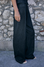 ДЖИНСЫ Z1975 WIDE-LEG С ВЫСОКОЙ ПОСАДКОЙ И ПЕРЕКРЕСТНЫМ ПОЯСОМ — ZARA