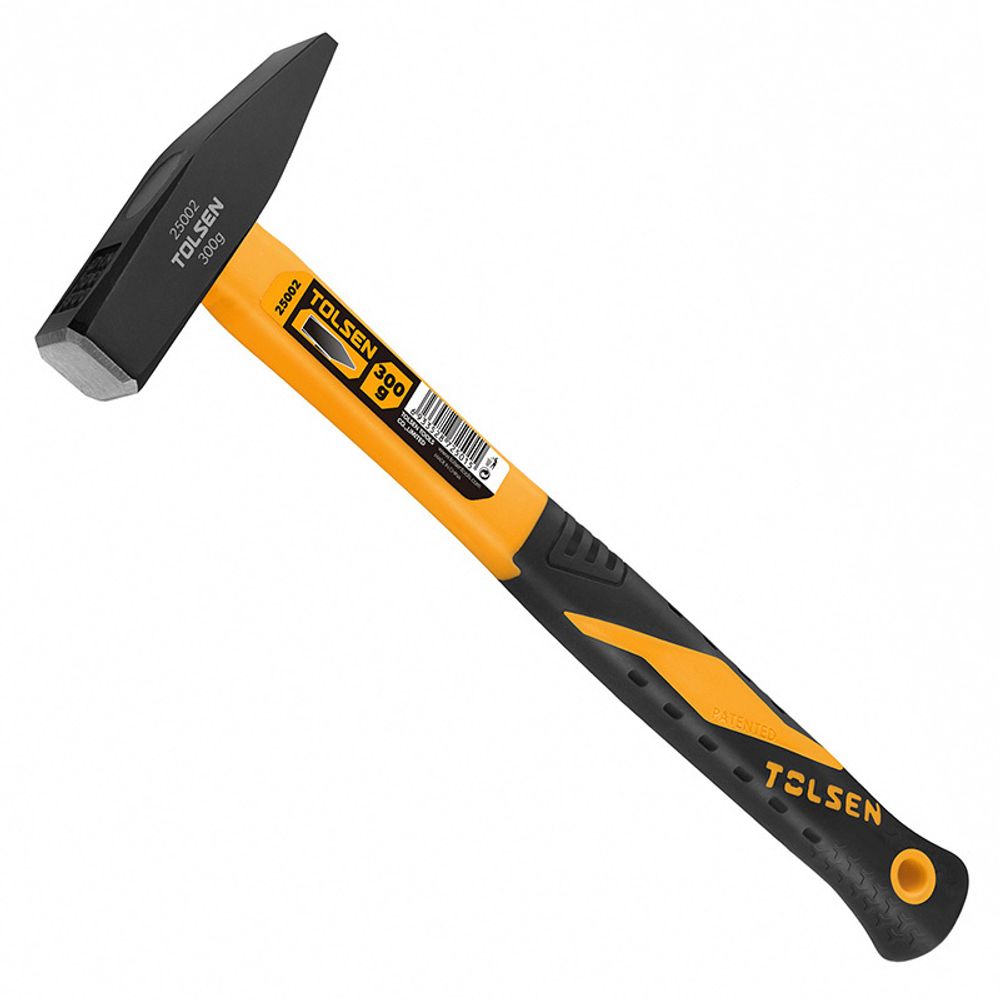 TOLSEN (TT25002) Молоток "GRIPro" 300 г, фиберглаcсовая рукоятка TOLSEN (TT25002) Молоток "GRIPro" 300 г, фиберглаcсовая рукоятка