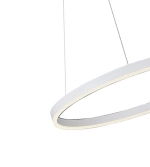 08212,01A(4000K) Подвес Тор белый d40 h150 Led 23W (4000K) 2 типа крепления
