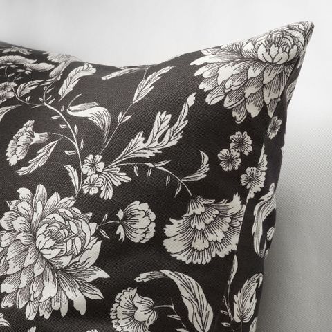 Чехол на подушку IKEA IDALINNEA (ИДАЛИННЕЯ), Антрацит, 50x50 см