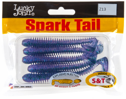 Мягкая съедобная приманка LJ Pro Series Spark Tail 4,0 in (101 мм), цвет Z13, 5шт.