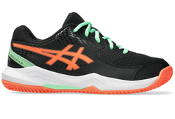 Детские кроссовки для падела Asics Gel-Dedicate 8 Padel GS - black/vivid coral