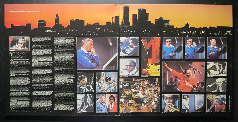 Frank Sinatra With Quincy Jones And Orchestra ‎– L.A. Is My Lady (Скандинавия 1984г.)