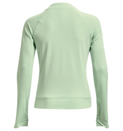 Женская теннисная футболка с длинным рукавом Under Armour Rush ColdGear Core Top W - aqua foam/white