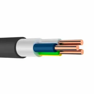 Кабель ВВГнг LS 3 х 4.0 ГОСТ Конкорд круглый с заполнением
