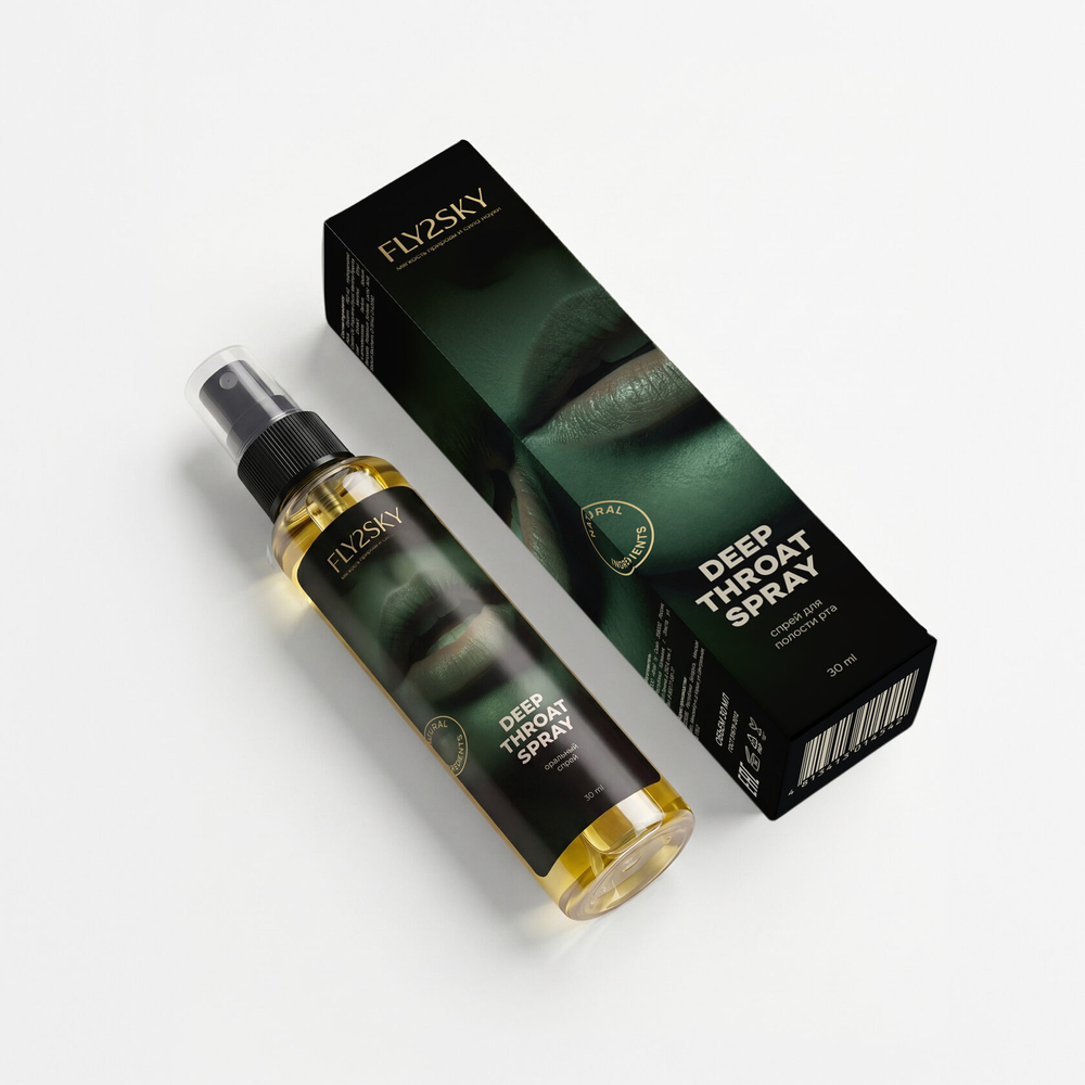 Спрей для глубокого минета FLY2SKY ORAL SPRAY с анестезирующим эффектом, 30 мл
