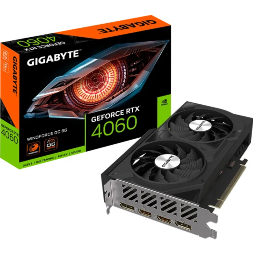 Видеокарта Geforce RTX 4060 Windforce OC 8GB Видеокарта Geforce RTX 4060 Windforce OC 8GB