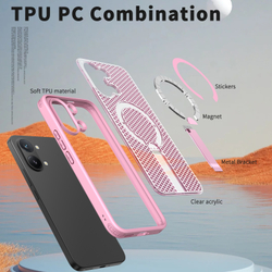 Прозрачный чехол Mesh Pro Magnetic Case для Poco X8 Pro Max 5G