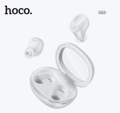Bluetooth - гарнитура HOCO EQ3, TWS вакуумные, BT5.3, 40/300mAh Black