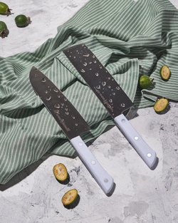 Нож кухонный Сантоку 17.5см Samura Harakiri SHR-0095W/Y