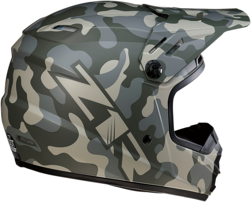 Купить Мотошлем Кроссовый Z1R Rise Camo / Детский / Серый