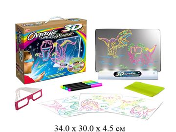 Доска для рисования с 3Д эффектом + свет