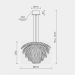 Подвесная люстра MODELUX ML.2420.600 CP