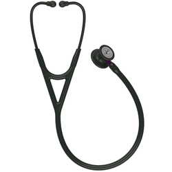 Стетоскоп Littmann Cardiology IV, черный, черная матовая акустическая головка, фиолетовый ствол (6203)