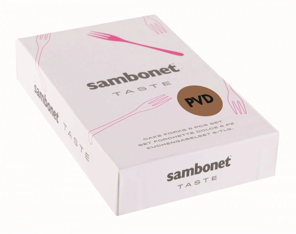 Sambonet Набор из 6 вилок Taste PVD Gold 52553GA5