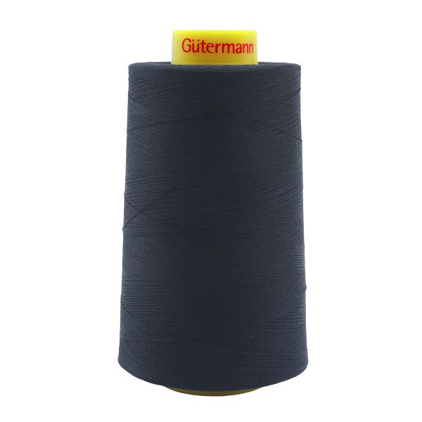 Нитка Gutermann Mara 120 (5000 метров), 1 боб., универсальная | 1254 черно-серый