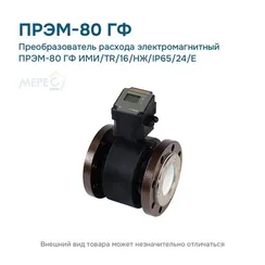 Преобразователь расхода электромагнитный ПРЭМ-80 ГФ ИМИ/TR/16/НЖ/IP65/24/E