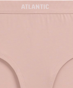 Трусы женские макси Atlantic, набор из 3 шт., хлопок, светло-розовые + светло-коричневые + коричневые, 3CLP-009