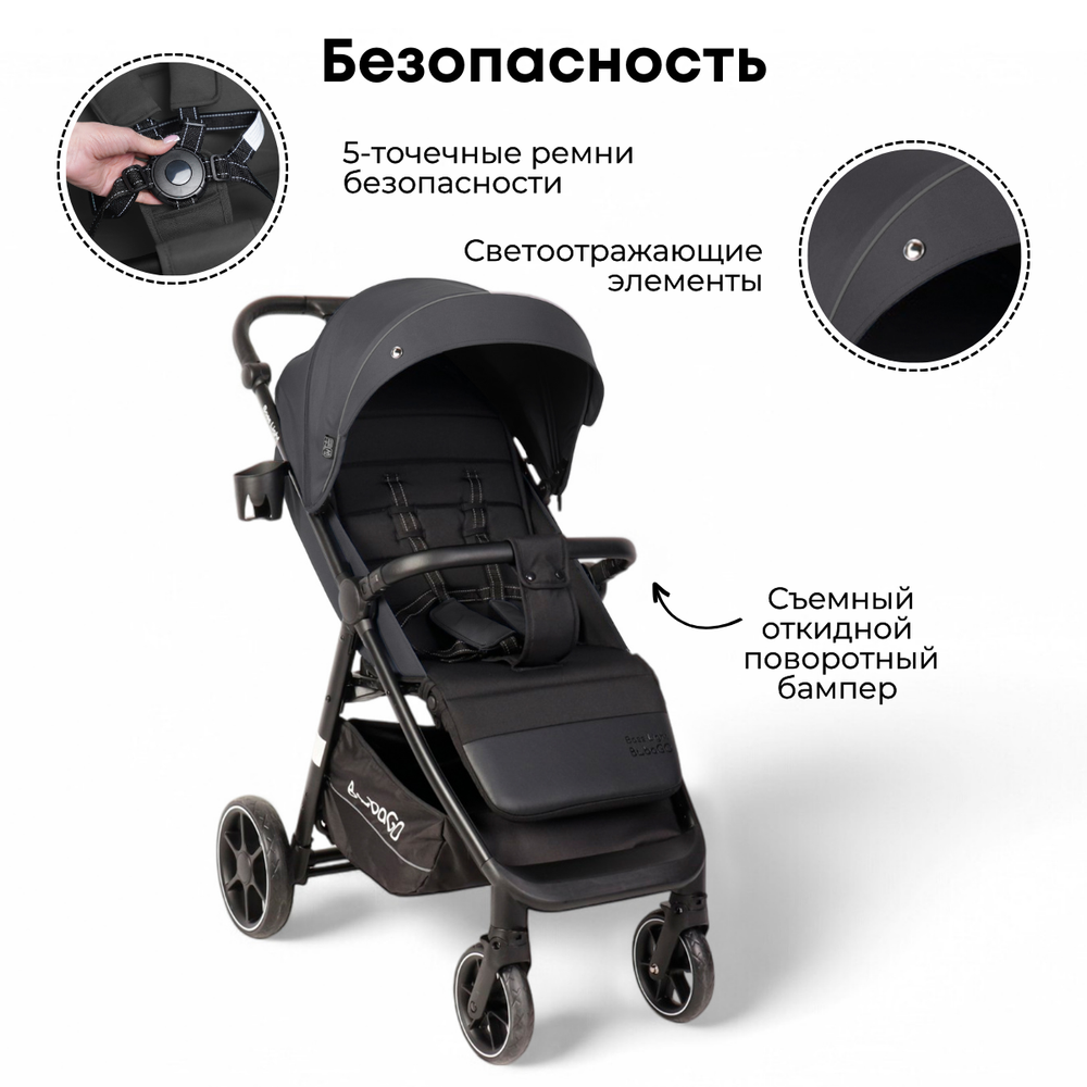 Прогулочная коляска BubaGO Bass Light