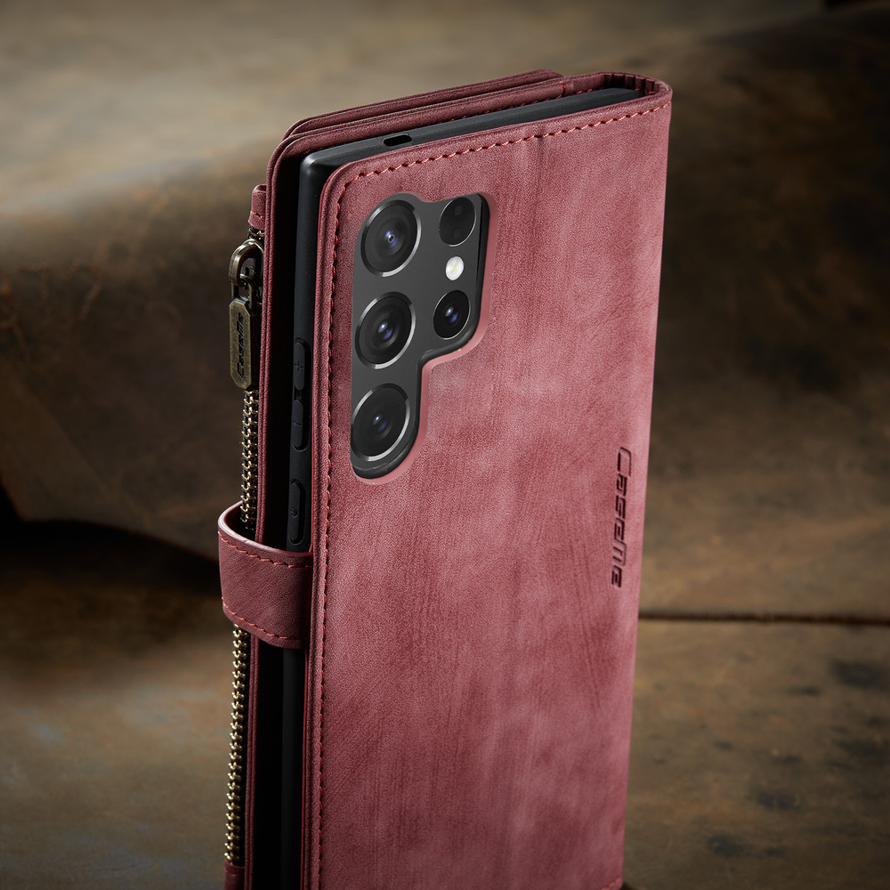 Многофункциональный чехол-кошелек CaseMe 3 in 1 Matte Wallet для Samsung Galaxy S25 Ultra