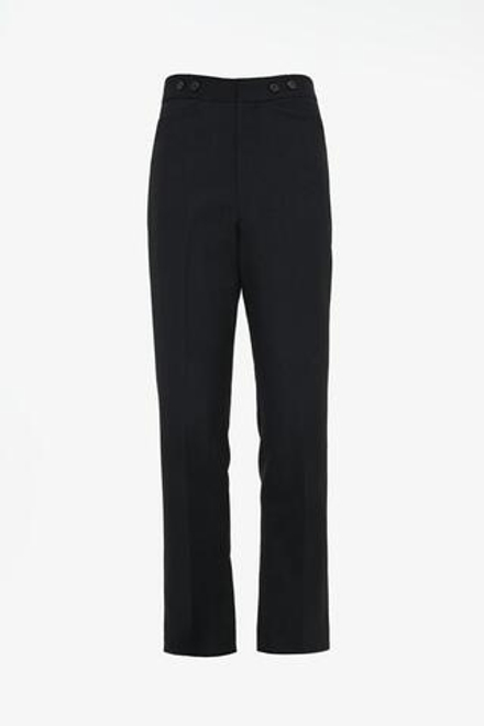 ZARA X JOHN GALLIANO БРЮКИ С ПРЯЖКОЙ ИЗ 100% ШЕРСТИ, ЧЕРНЫЙ