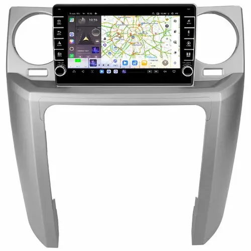 Магнитола для Land Rover Discovery 3 2005-2009 (закругленные углы) - Kuberg SF-9703-2 (кнопки и крутилки) Android 13, Быстрая, CarPlay, 4G SIM-слот