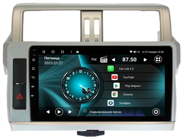 Магнитола для Toyota Land Cruiser Prado 150 2014-2017 - Vaycar VA77-0531 на Android 13, Быстрая, 4G SIM-слот