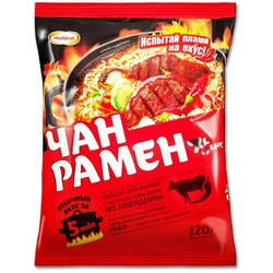 Чан Рамён (пакет) острая говядина 120г 1/20