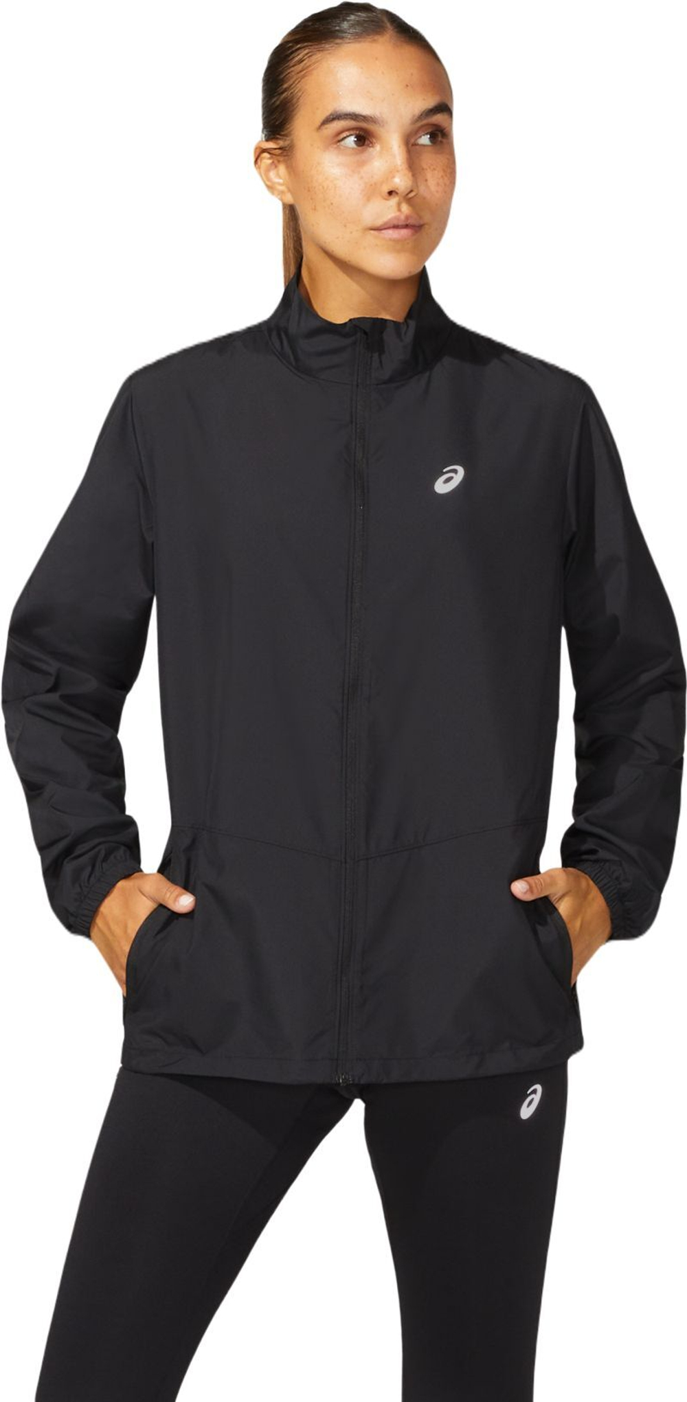 Женская теннисная куртка Asics Core Jacket - черный