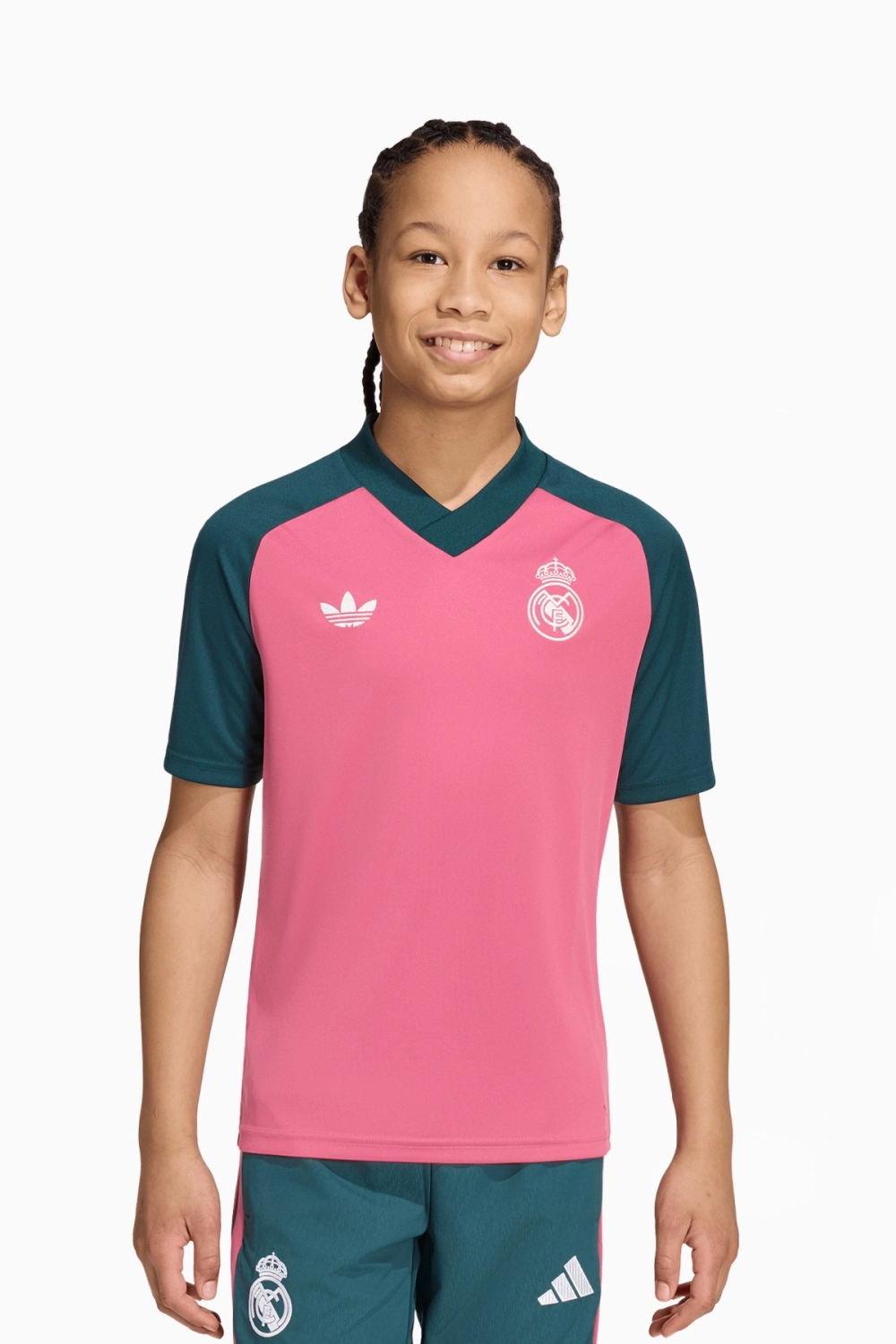 Футболка adidas Real Madrid 26/27 Pre-Match Junior - розовый