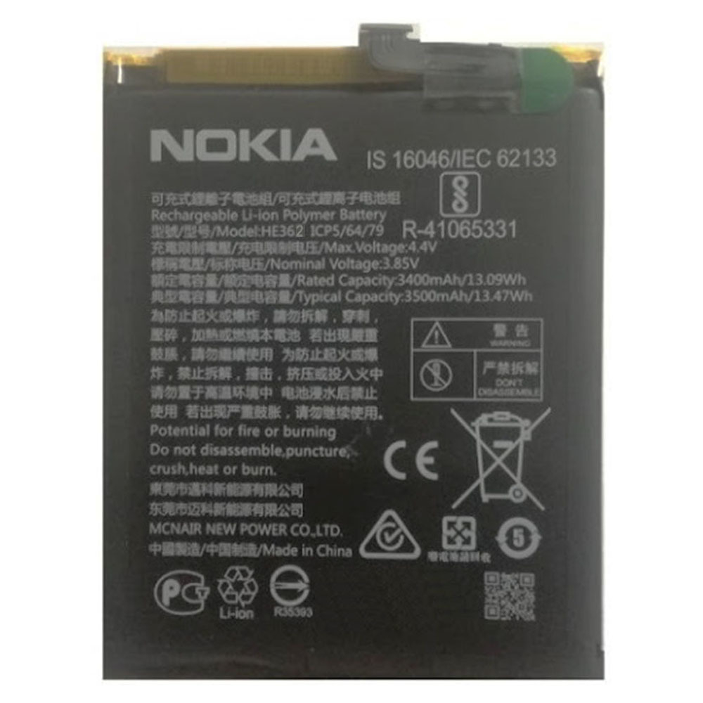 Аккумулятор для Nokia HE362 (8.1 2018/3.1 Plus)