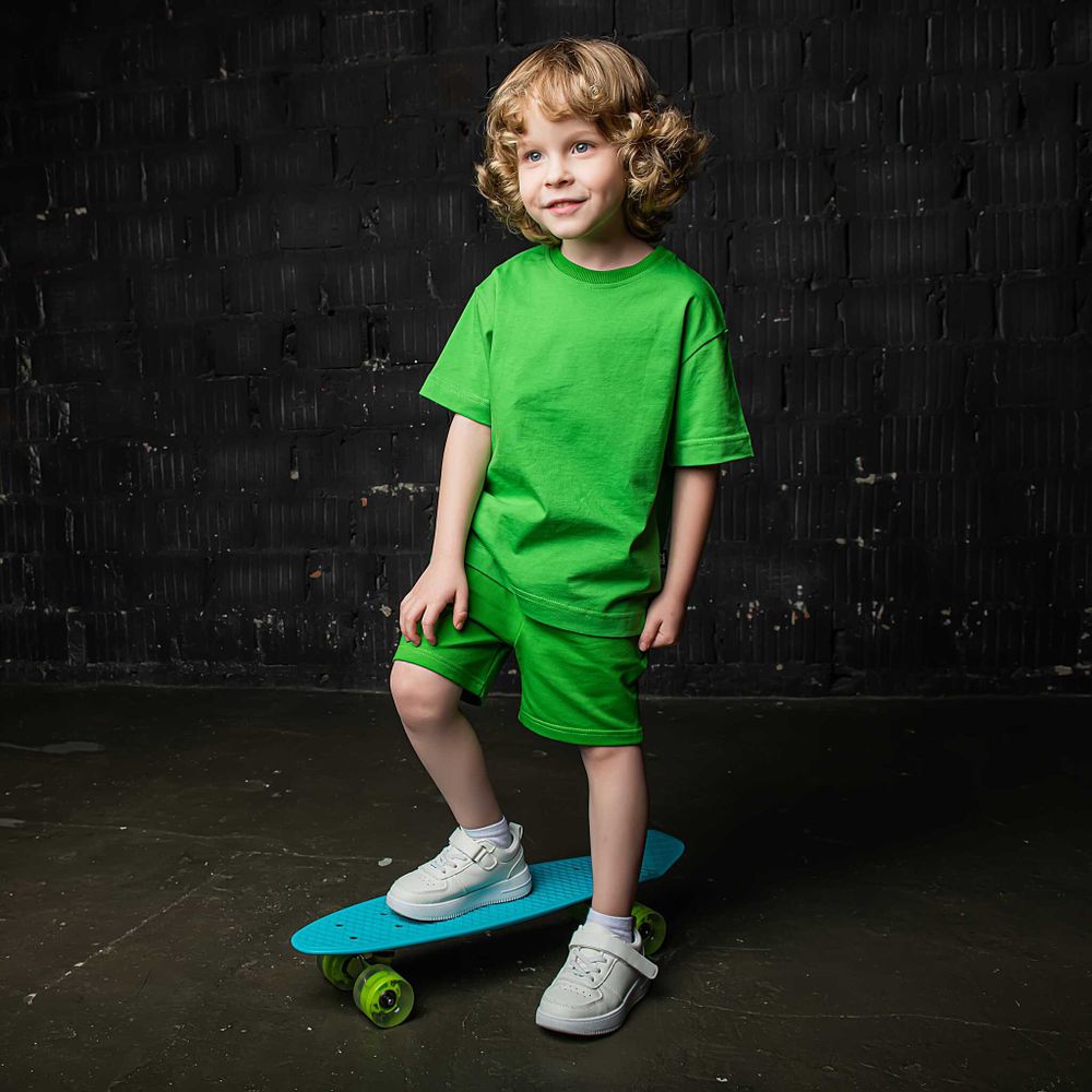 Футболка оверсайз "Bb team green"