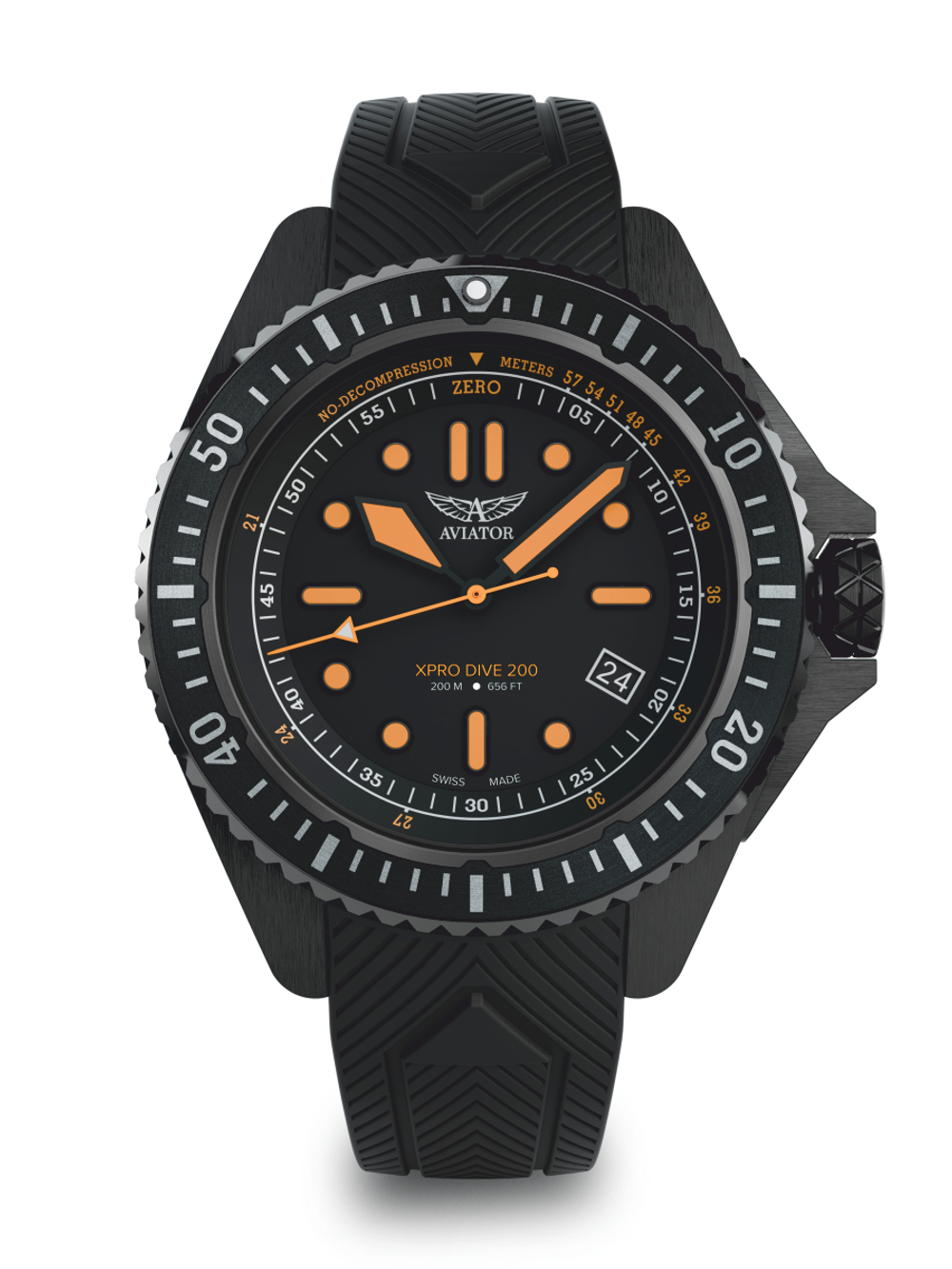 Чаcы кварцевые AVIATOR X-PRO DIVE 200 V.1.42.5.378.6 мужские