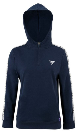 Женская Кофта теннисная Tecnifibre Zipper Hoodie - небесный