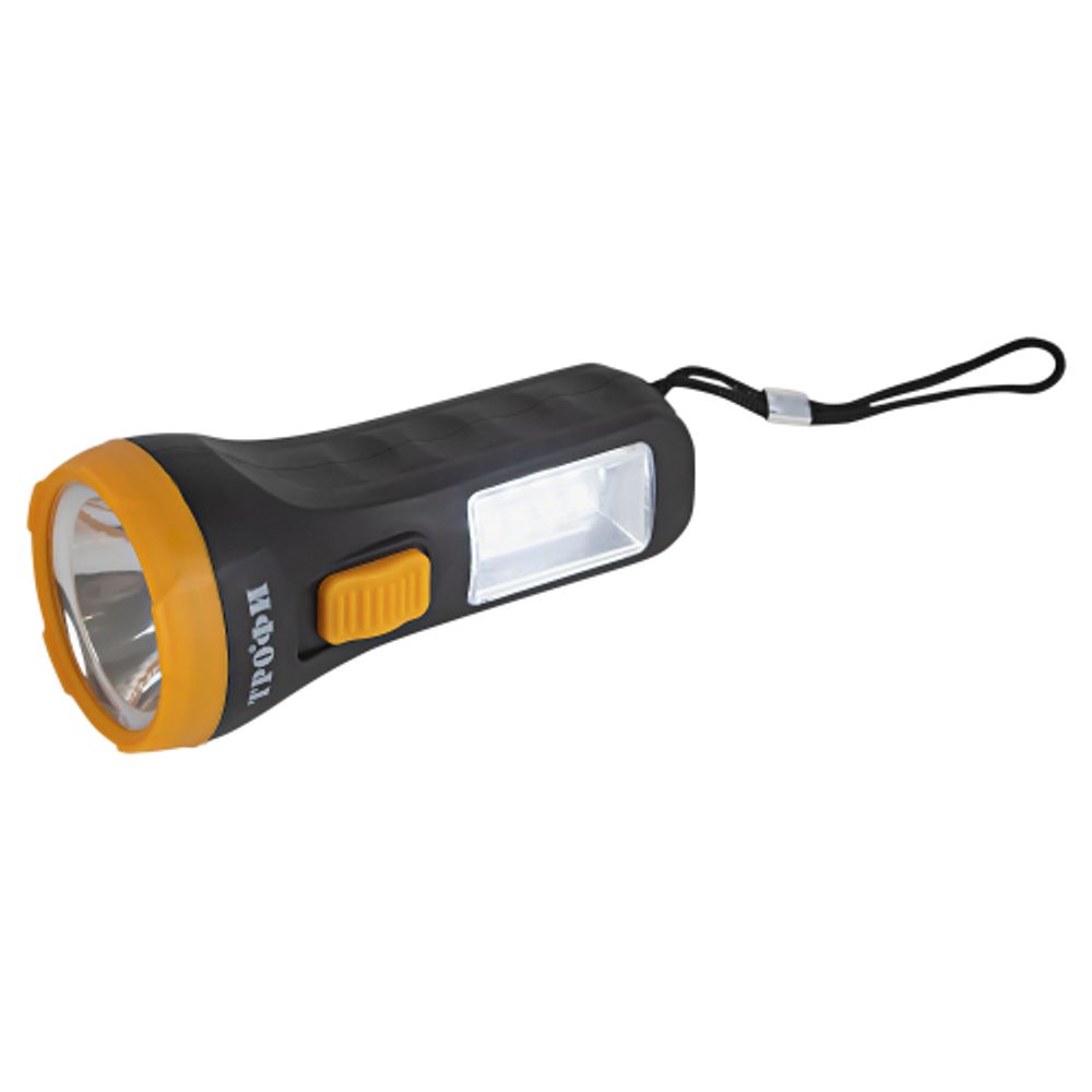 Светодиодный фонарь Трофи UB-101 универсальный на батарейках 1Вт 1 SMD+4 LED 1хAA | Универсальные  фонари