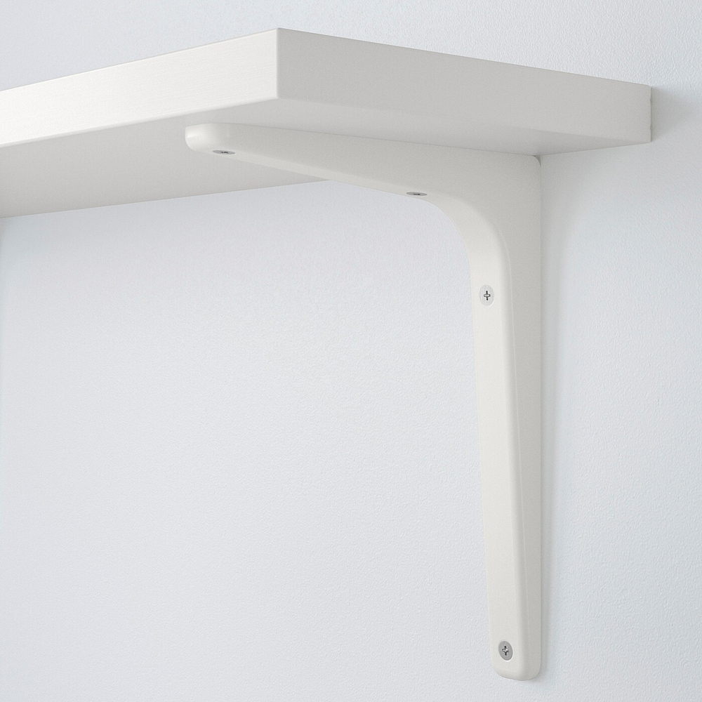 IKEA TOMTHULT (ИКЕА ТОМТХУЛТ) — Кронштейн, белый, 18x24 см, фото 4