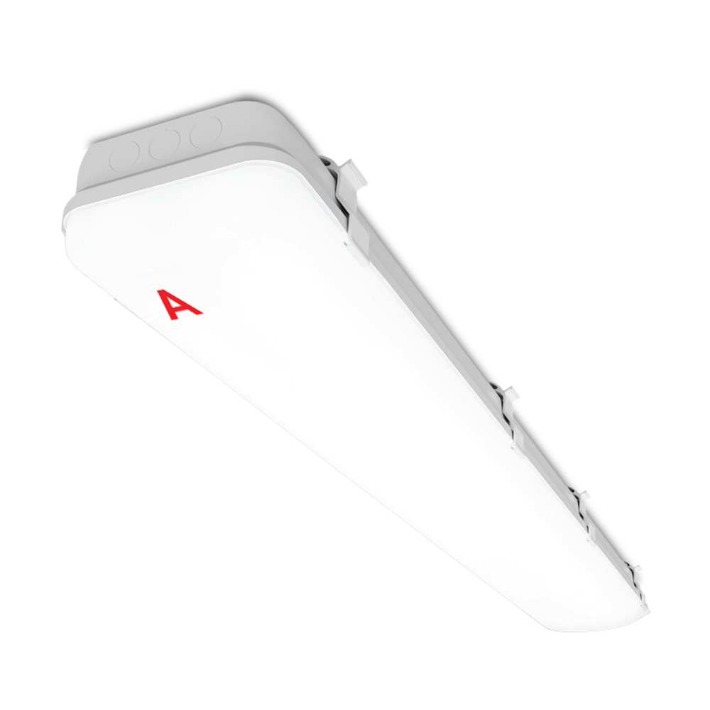 Светильник LED ПРОМ ДСП01-54-041-6К с БАП EM1 54Вт 6500К IP65 Матовый 6500лм 1270x152x100мм WOLTA PRO