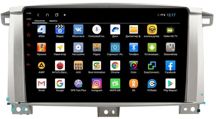 Магнитола для Toyota Land Cruiser 105 1998-2007 - Parafar PF451XHD на Android 13, CarPlay, 4G SIM-слот
