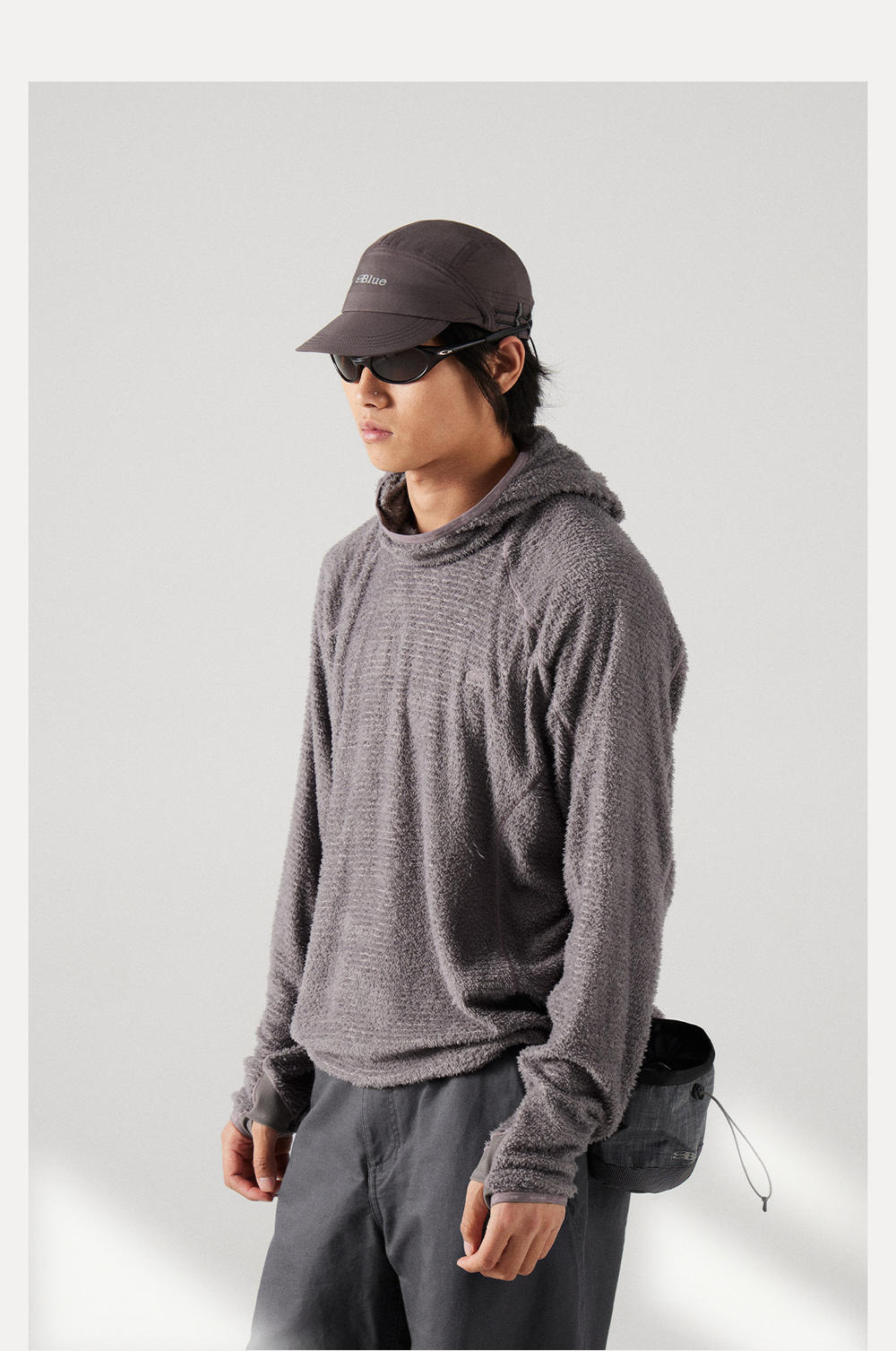 Худи Nothomme BlueMonte Lightweight Fleece серый