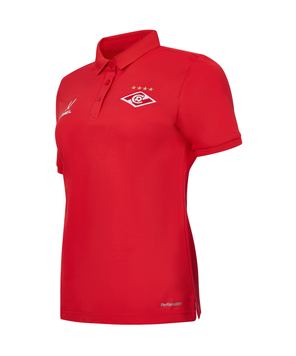 Поло женское Jögel PREMIER PerFormDRY Spartak CVC Polo W, красный