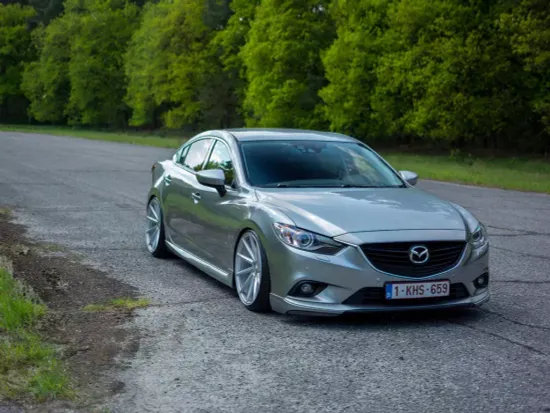 Клыки переднего бампера var.2 Life Style для Mazda 6 Atenza GJ