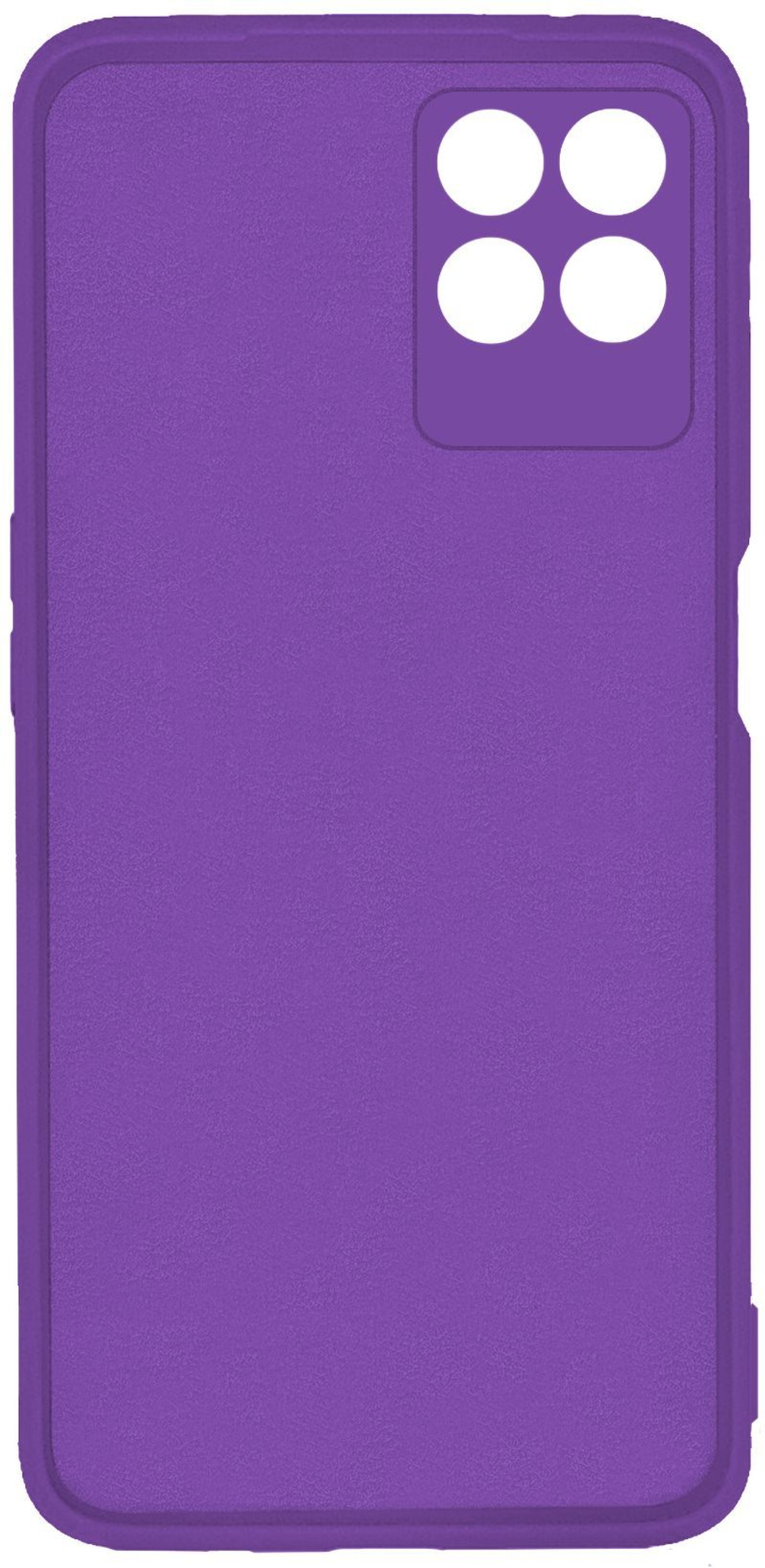 Мягкий Soft Touch чехол из силикона для REALME 8i и NARZO 50 с бархатной подкладкой