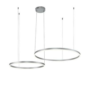 Подвесная люстра 105W 3000K-5500К V000012L 14001/2P Silver серебро Galass Indigo