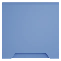 Накладка для розетки с заземлением, защитными шторками и крышкой Voltum S70 Деним VLS000815