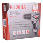 Дрель-шуруповерт электрическая Ресанта СШ-550-1