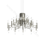 Pendant design lamp  THE LIGHT by Alma 60 lampshades (Nickel)