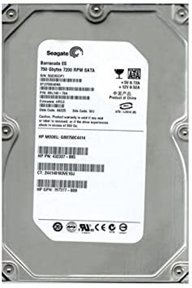 Жесткий диск Seagate HP 3.5"750GB 3G SAS 7.2K 9BL148-784